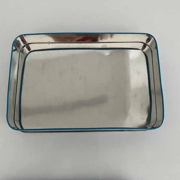 VINTAGE Riley's Toffee Niagara Falls Rectangular Tin Decor Storage Landmarks - Picture 10 of 17